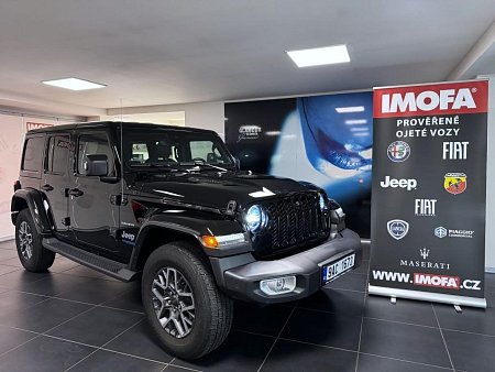 Jeep Wrangler Unlimited 2.0T 4xe PHEV 380k AT8 Sahara, reg. 02/2022  - havex.cz